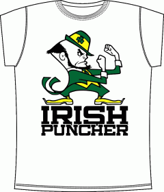 Прикольные футболки: Irish Puncher
